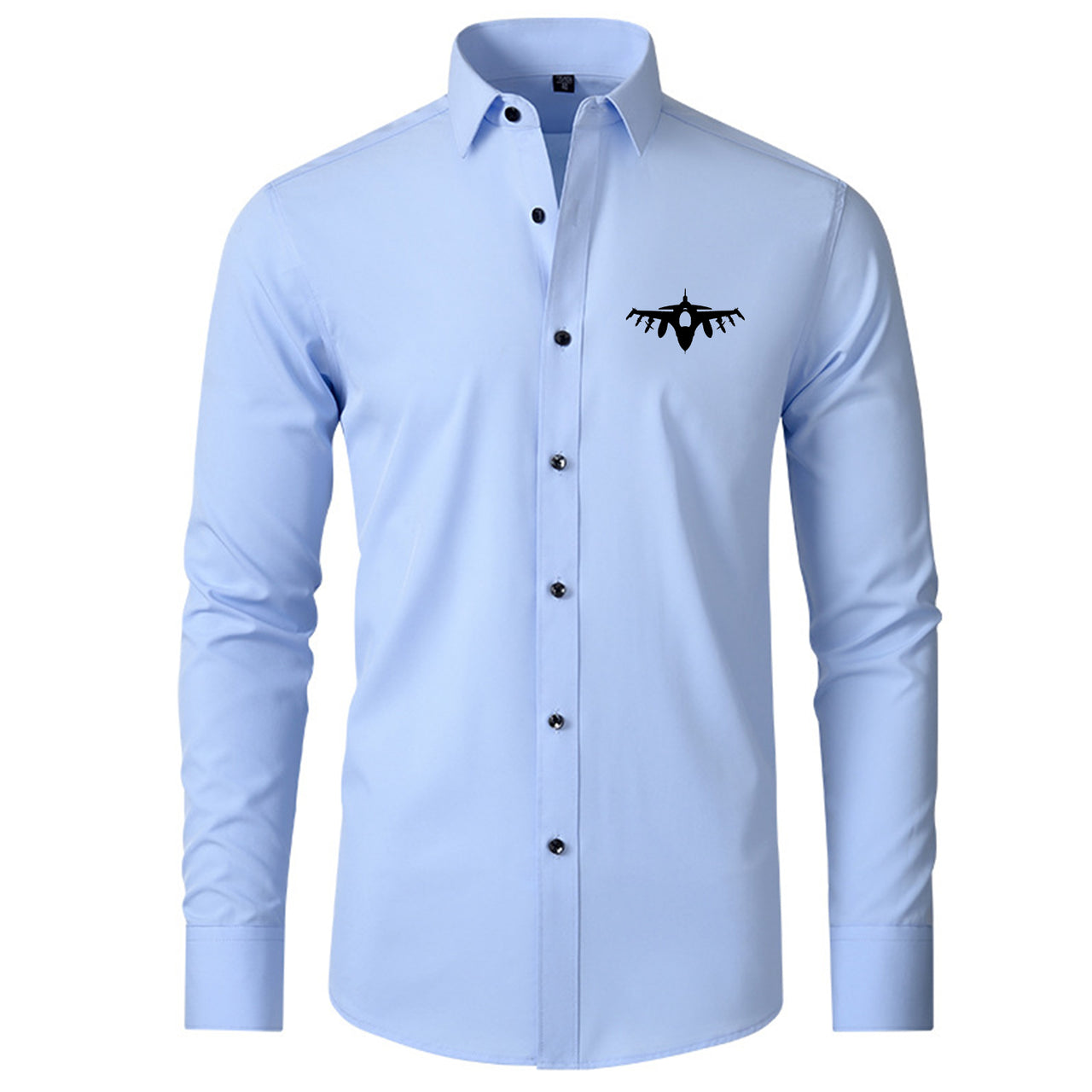 Fighting Falcon F16 Silhouette Designed Long Sleeve Shirts