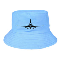 Thumbnail for McDonnell Douglas MD-11 Silhouette Plane Designed Summer & Stylish Hats