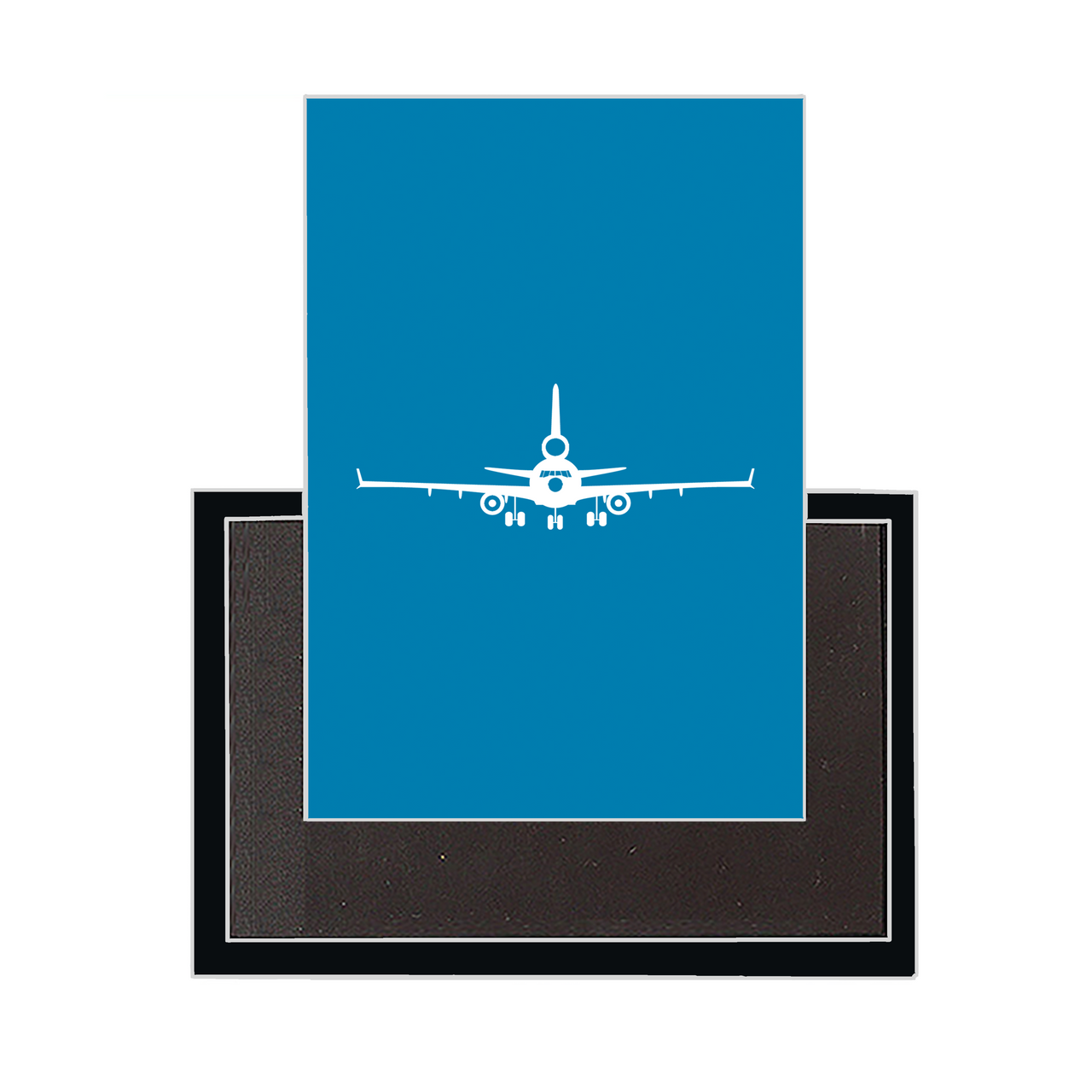 McDonnell Douglas MD-11 Silhouette Plane Designed Magnets