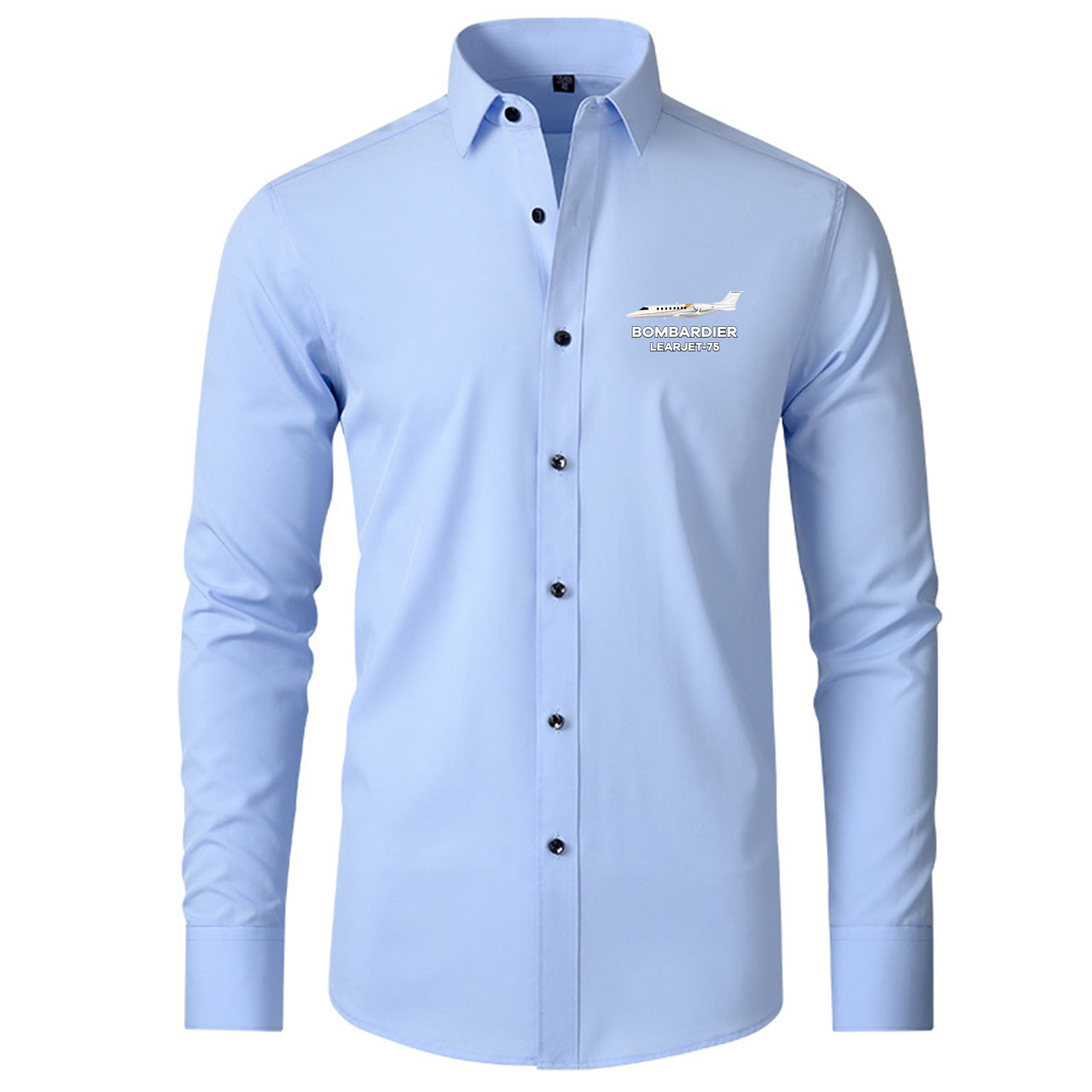 The Bombardier Learjet 75 Designed Long Sleeve Shirts