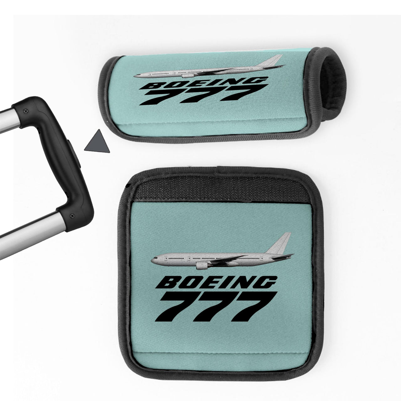 The Boeing 777 Designed Neoprene Luggage Handle Covers