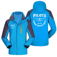 Thumbnail for Pilots Looking Down at People Since 1903 Designed Thick Skiing Jackets