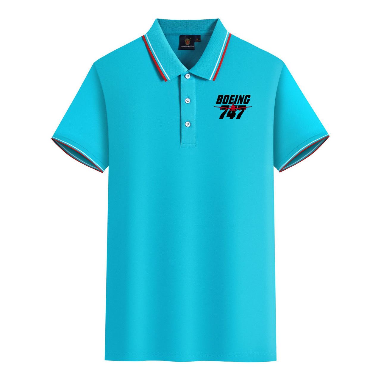 Amazing Boeing 747 Designed Stylish Polo T-Shirts