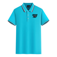 Thumbnail for Amazing Boeing 747 Designed Stylish Polo T-Shirts