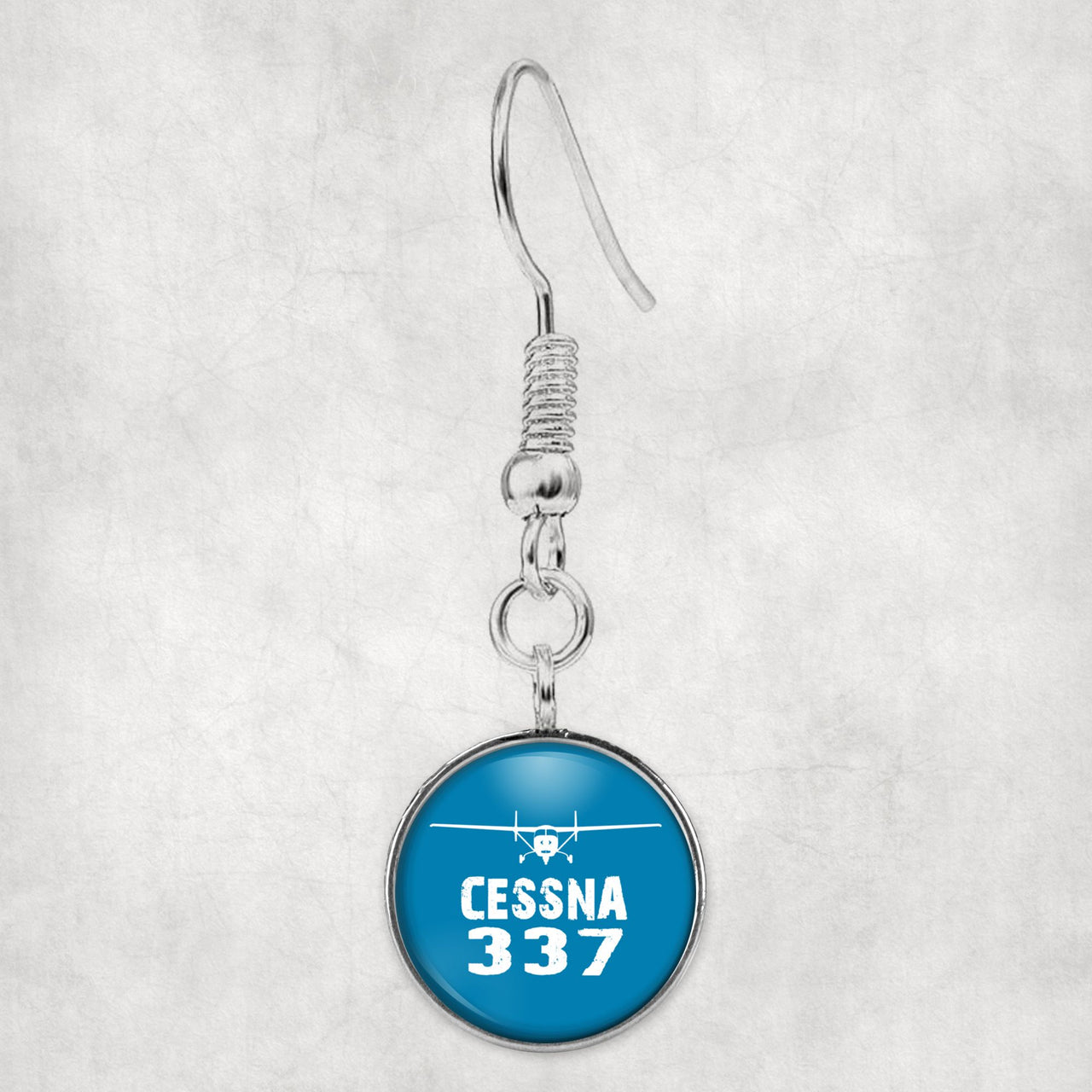 Cessna 337 & Plane Designed Earrings