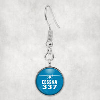 Thumbnail for Cessna 337 & Plane Designed Earrings