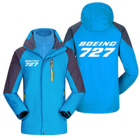 Thumbnail for Boeing 727 & Text Designed Thick Skiing Jackets