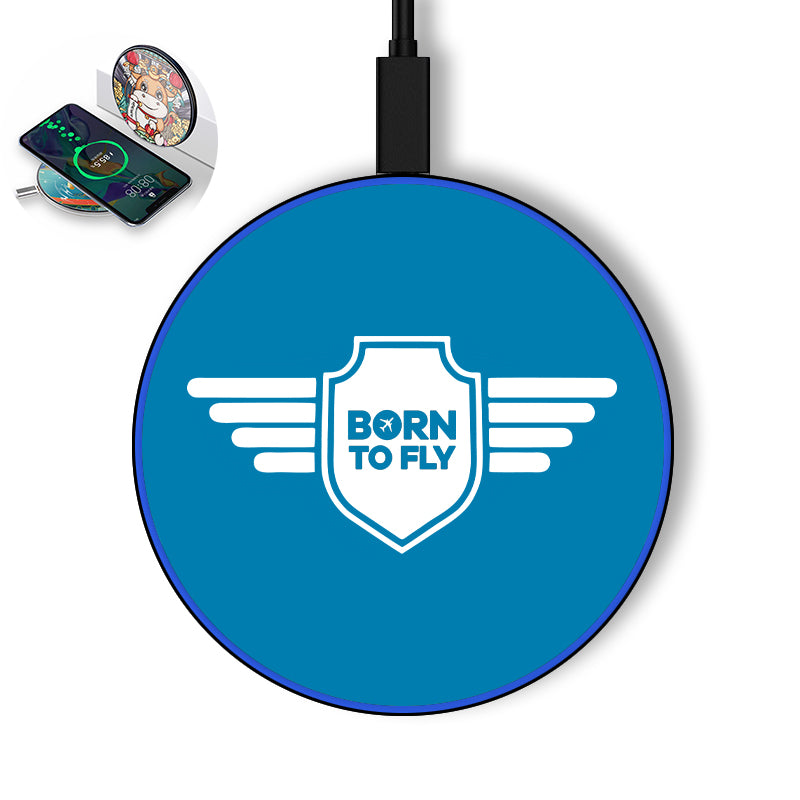 Born To Fly & Badge Designed Wireless Chargers