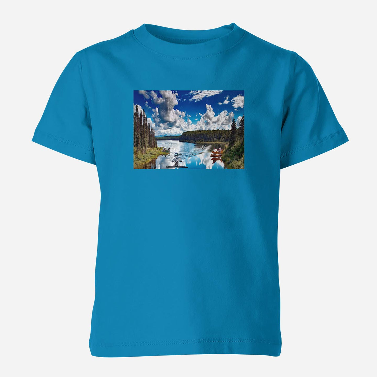 Amazing Scenary & Sea Planes Designed Children T-Shirts