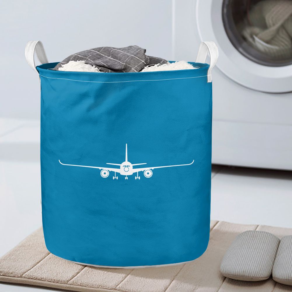 Airbus A350 Silhouette Designed Laundry Baskets