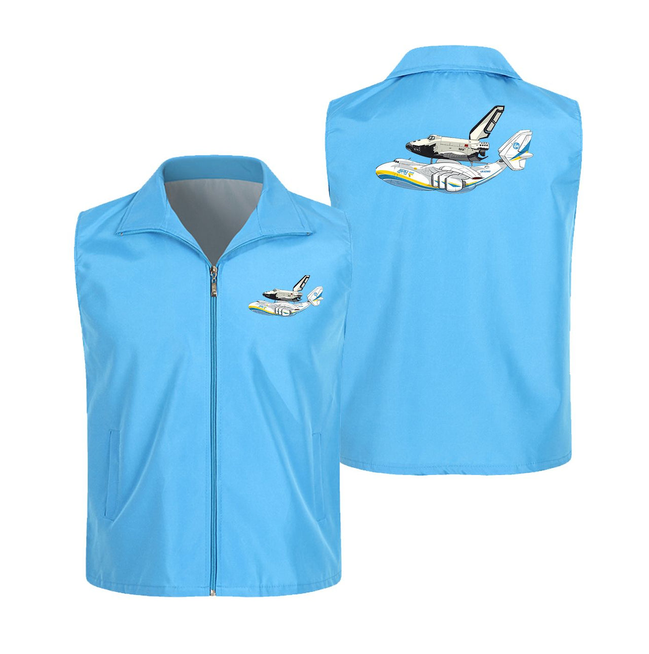 Antonov An-225 & Buran Designed Thin Style Vests