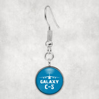 Thumbnail for Galaxy C-5 & Plane Designed Earrings