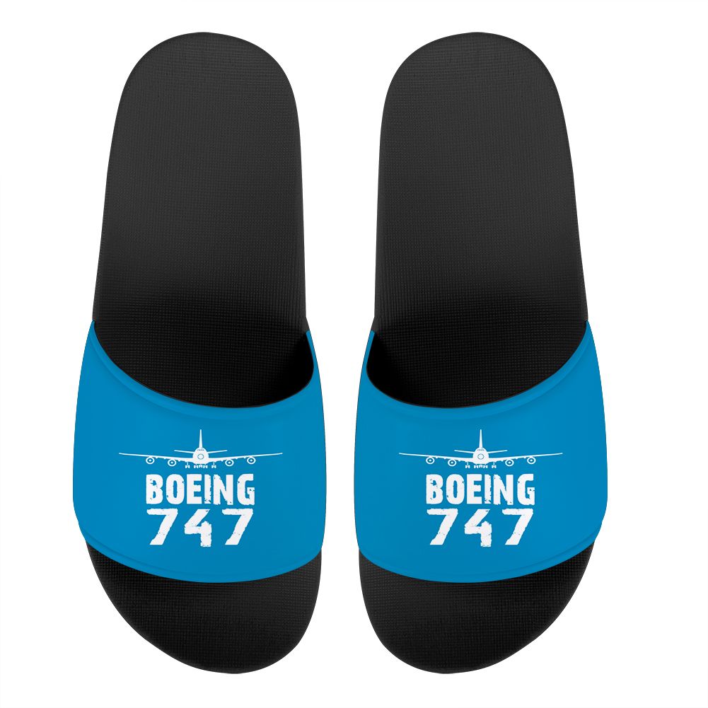 Boeing 747 & Plane Designed Sport Slippers