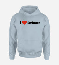 Thumbnail for I Love Embraer Designed Hoodies