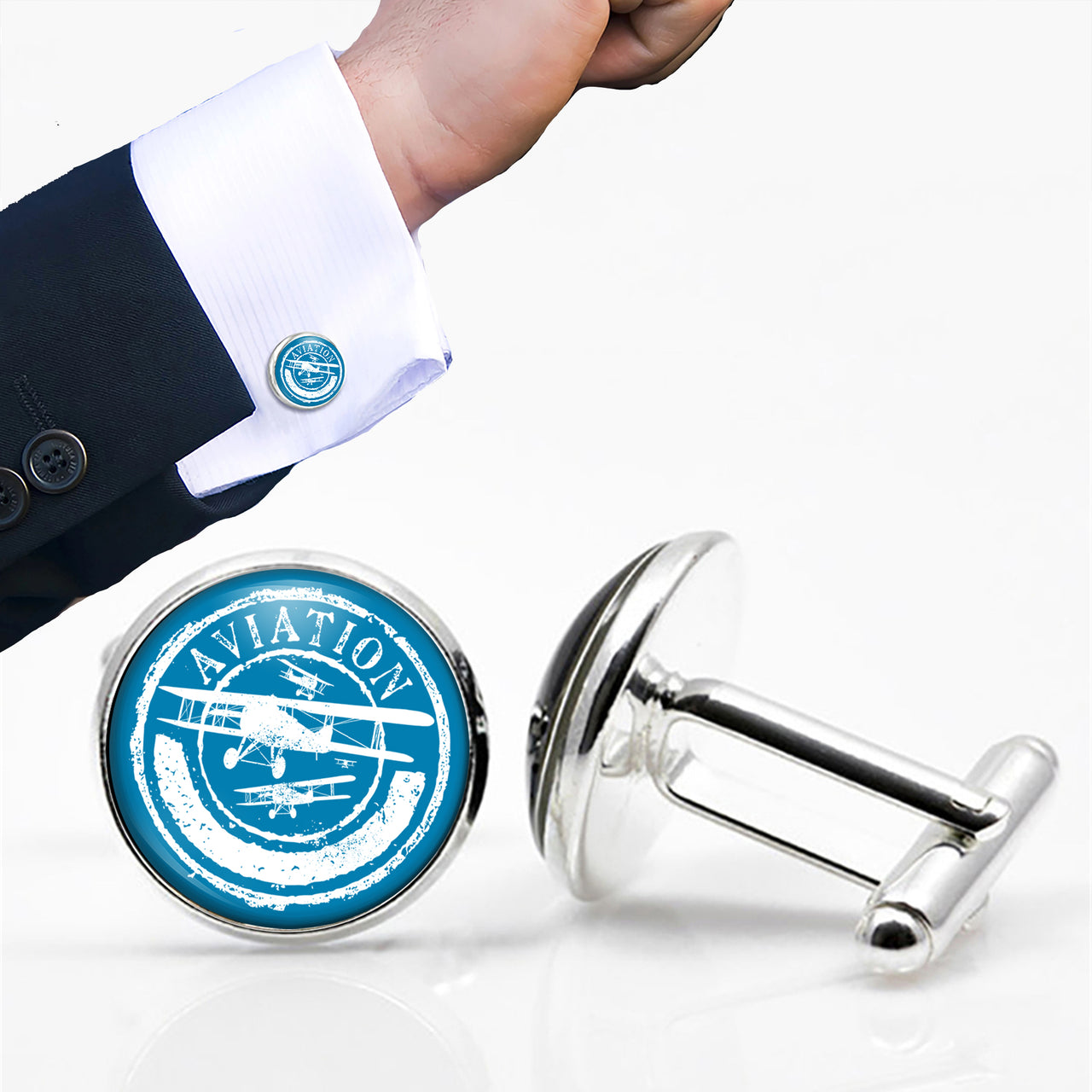 Aviation Lovers Designed Cuff Links