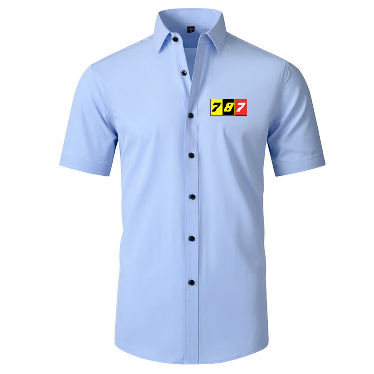 Flat Colourful 787 Designed Short Sleeve Shirts