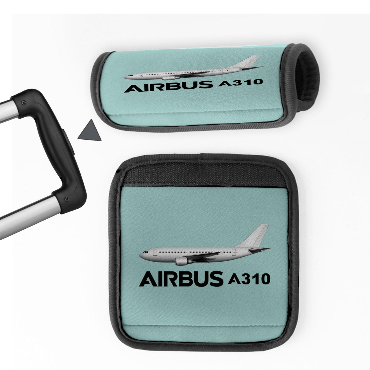 The Airbus A310 Designed Neoprene Luggage Handle Covers