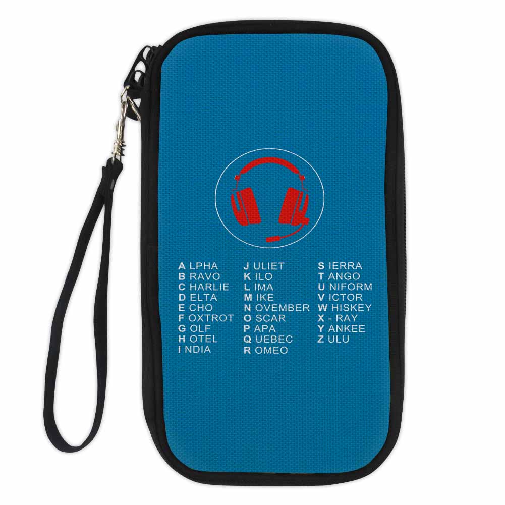 Aviation Alphabet 3 Designed Travel Cases & Wallets