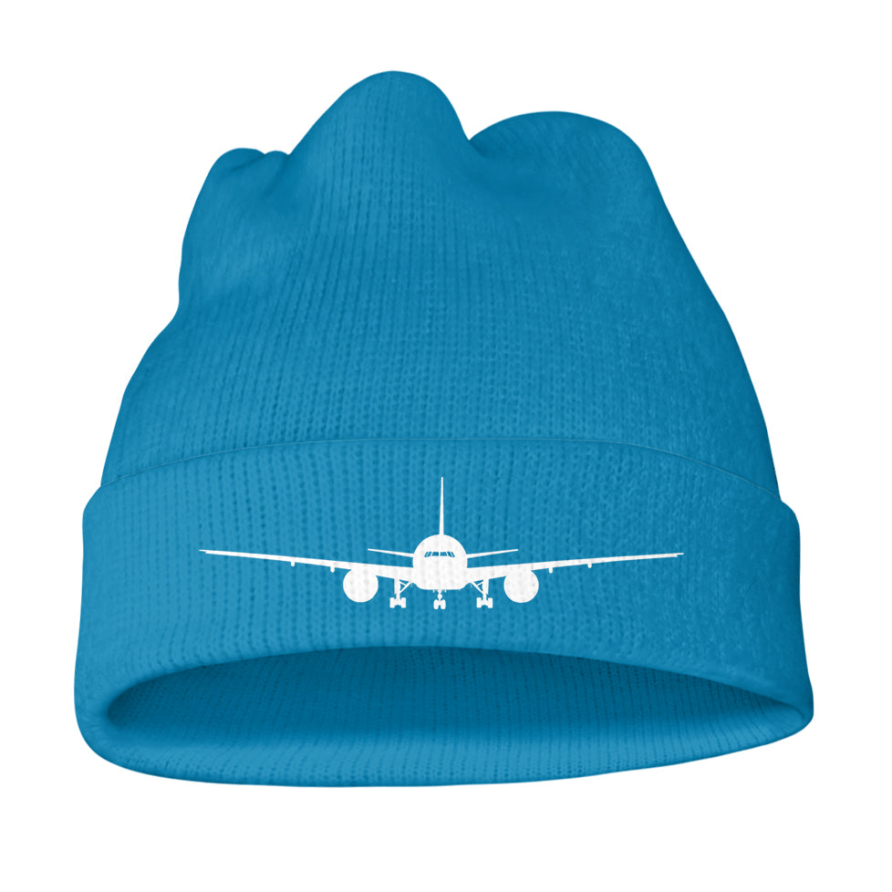 Boeing 777 Silhouette Knit 3D Beanies