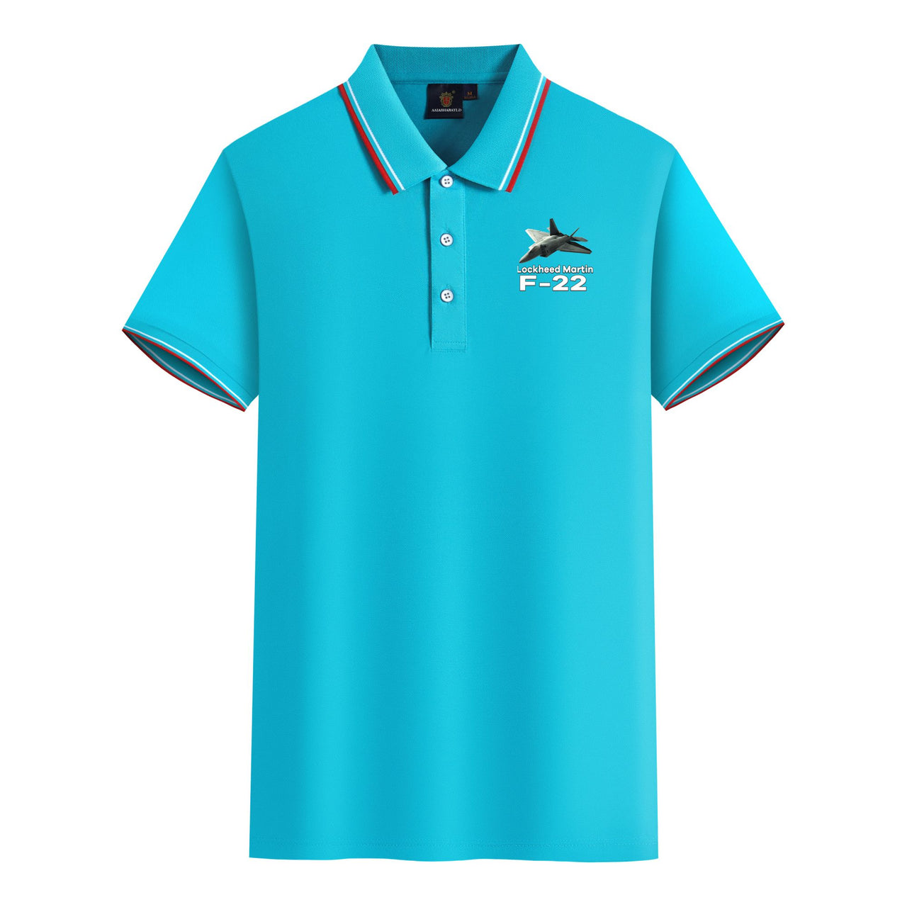 The Lockheed Martin F22 Designed Stylish Polo T-Shirts