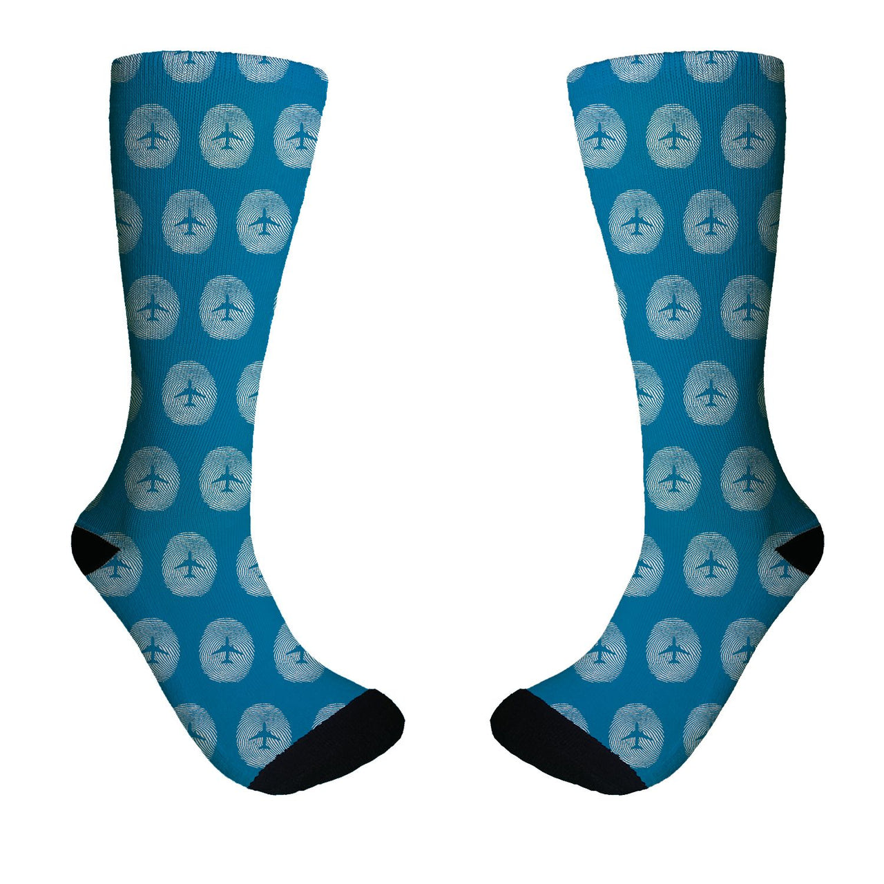 Aviation Finger Print Designed Socks