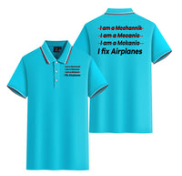 Thumbnail for I Fix Airplanes Designed Stylish Polo T-Shirts (Double-Side)