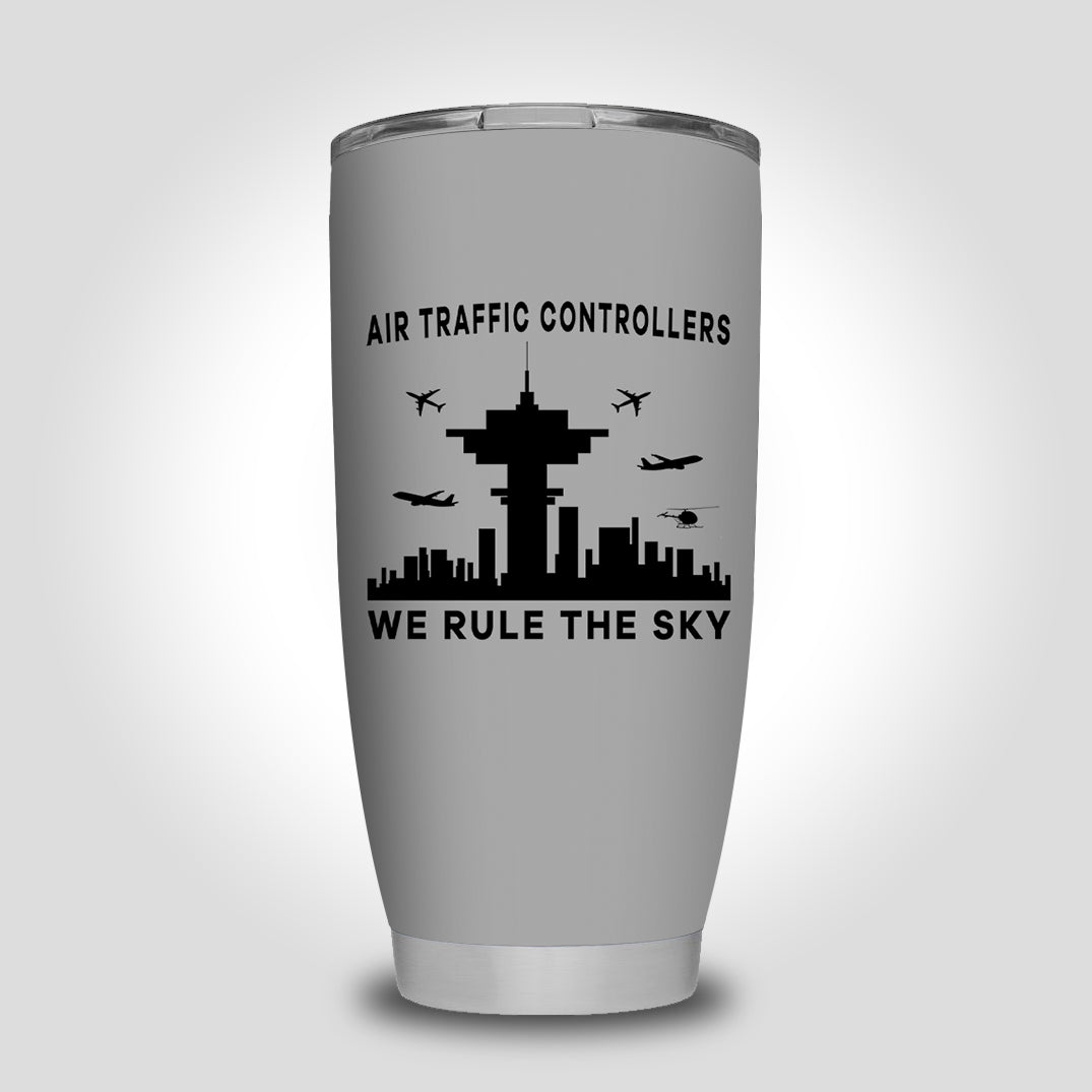 Air Traffic Controllers - We Rule The Sky Designed Tumbler Travel Mugs