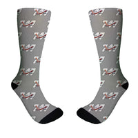 Thumbnail for Super Boeing 747 Intercontinental Designed Socks