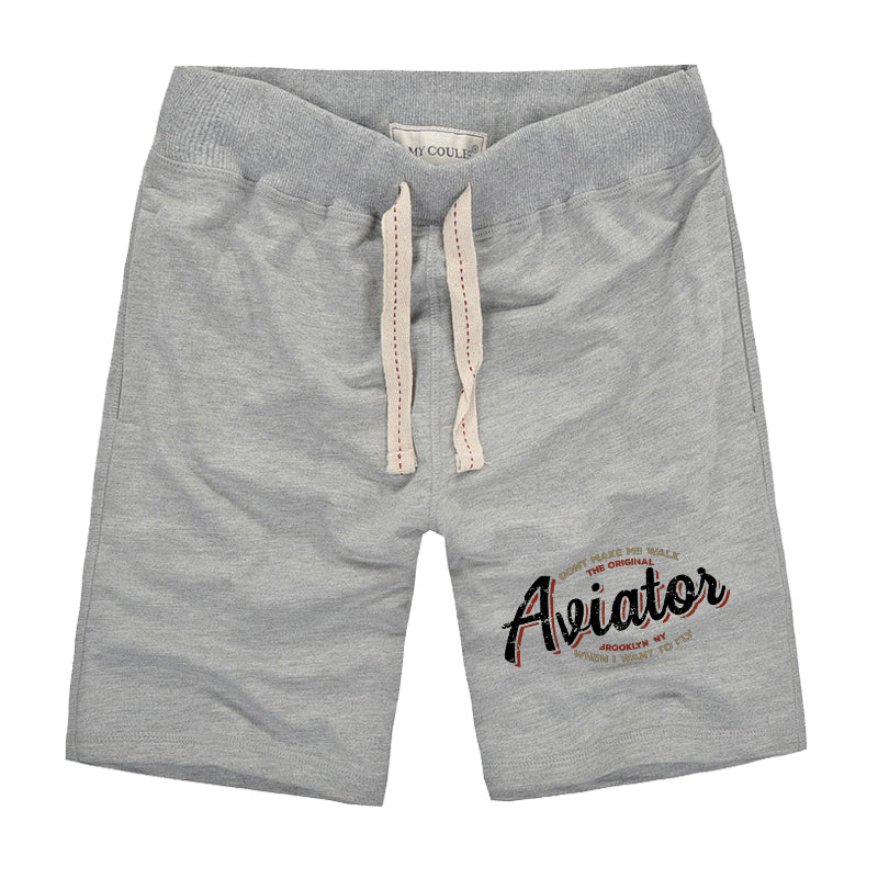 Aviator - Dont Make Me Walk Designed Cotton Shorts