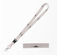 Thumbnail for Boeing 767 Silhouette Designed Detachable Lanyard & ID Holders