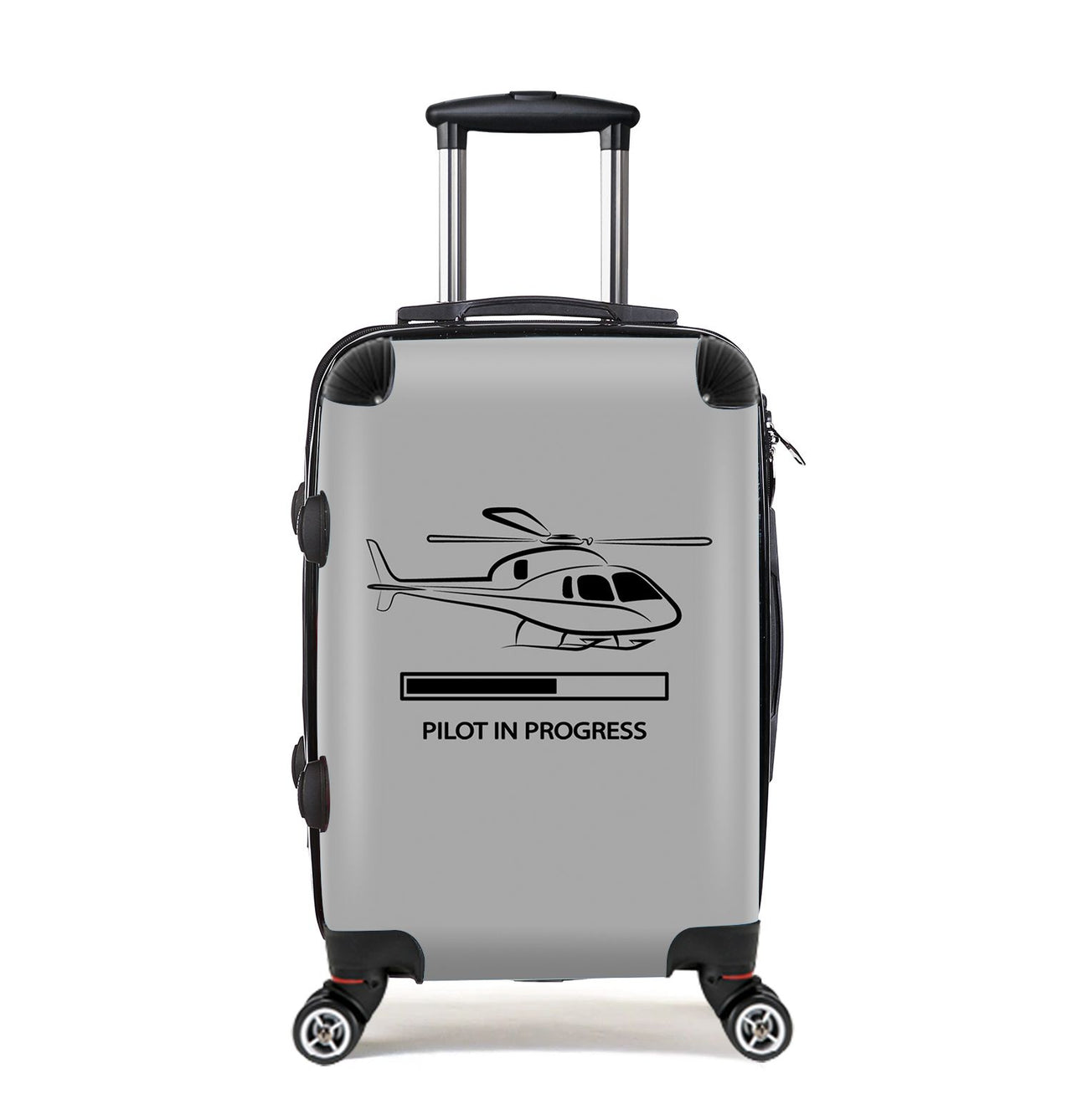 Pilot In Progress (Helicopter) Designed Cabin Size Luggages