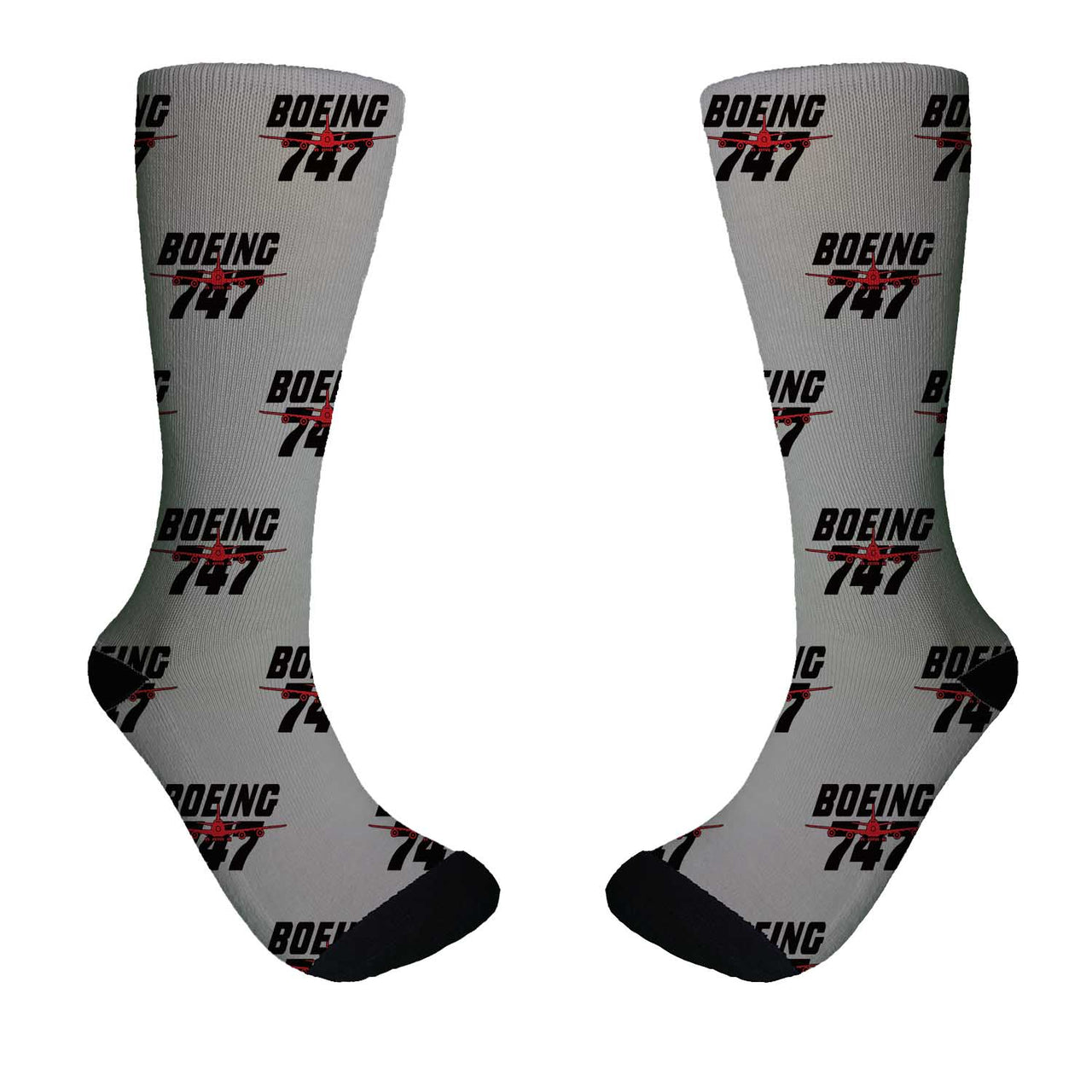 Amazing Boeing 747 Designed Socks