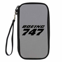 Thumbnail for Boeing 747 & Text Designed Travel Cases & Wallets