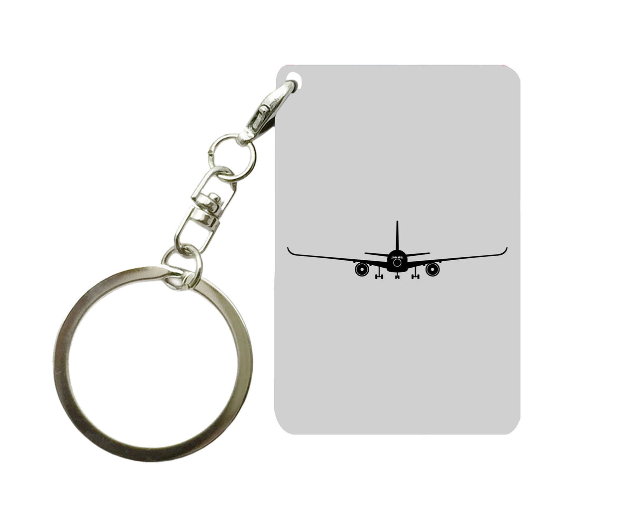 Airbus A350 Silhouette Designed Key Chains