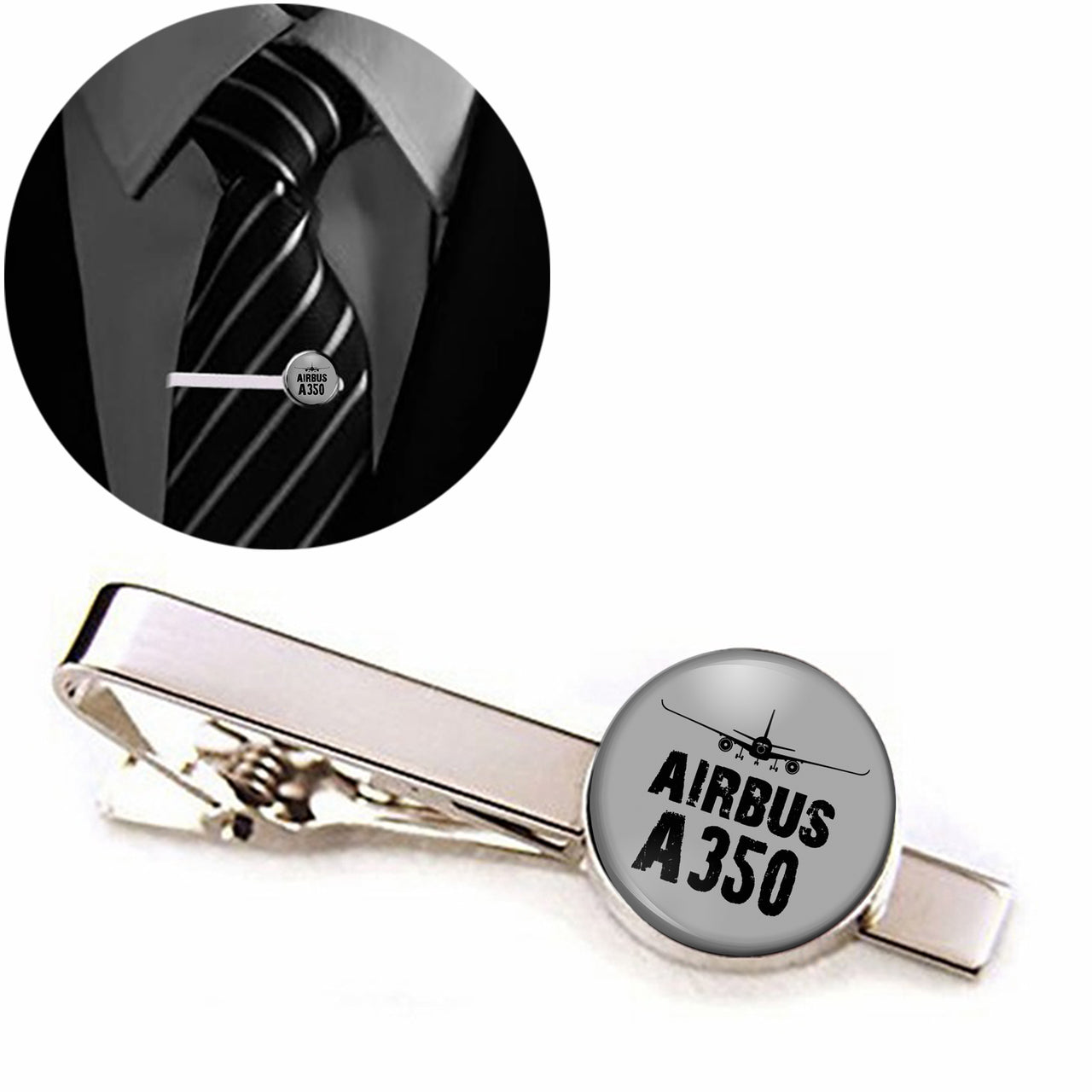 Airbus A350 & Plane Designed Tie Clips