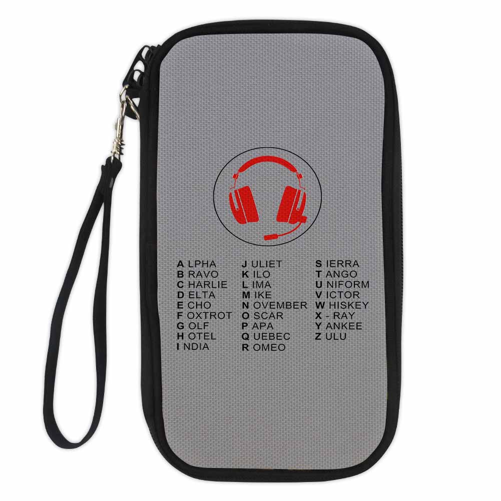 Aviation Alphabet 3 Designed Travel Cases & Wallets