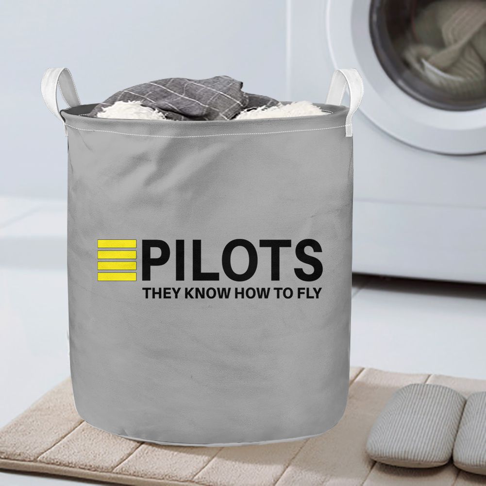 Pilots They Know How To Fly Designed Laundry Baskets