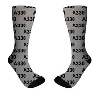 Thumbnail for A330 Flat Text Designed Socks