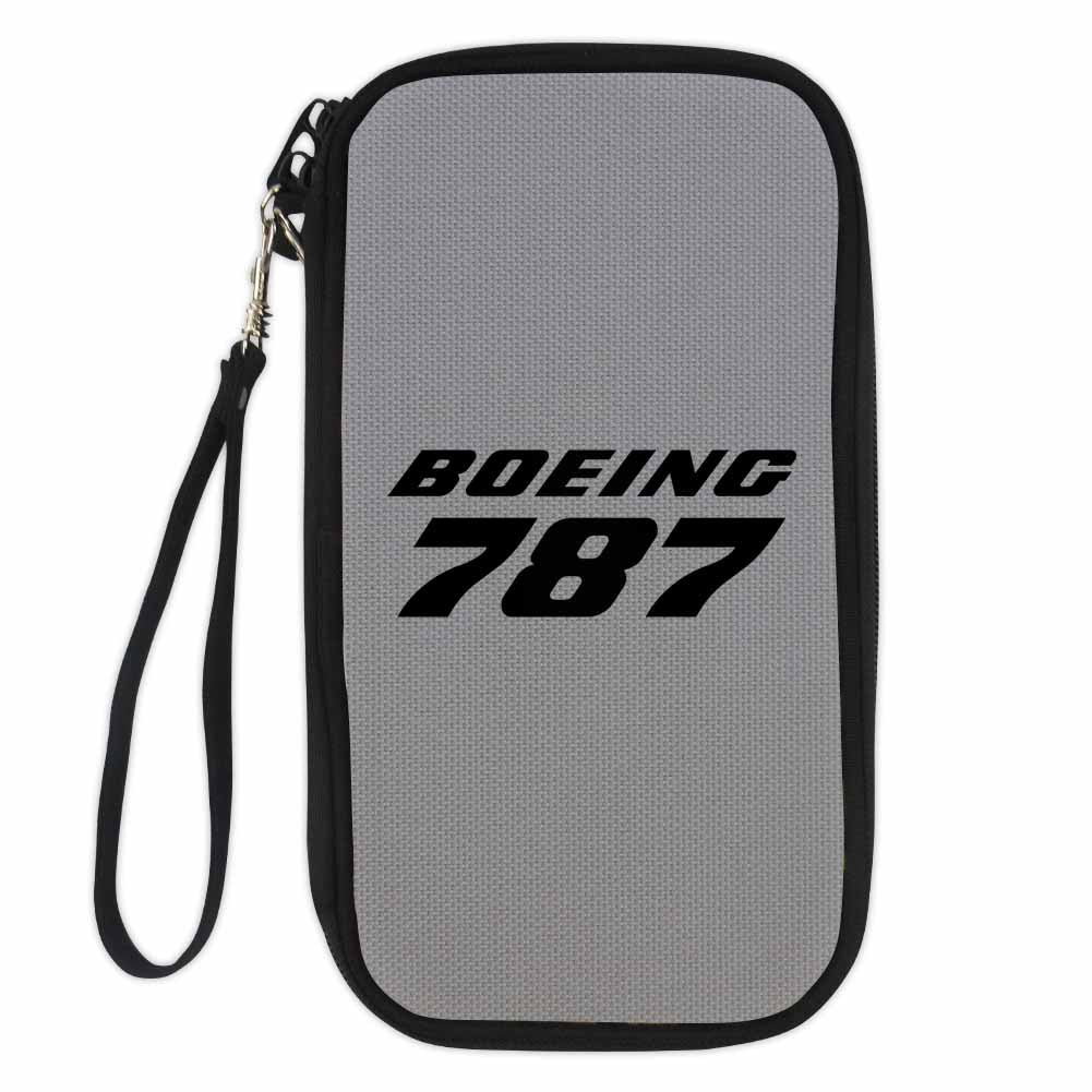 Boeing 787 & Text Designed Travel Cases & Wallets