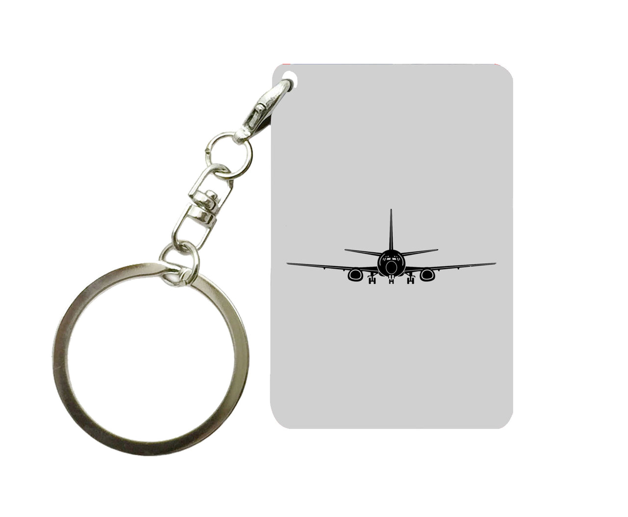 Boeing 737 Silhouette Designed Key Chains