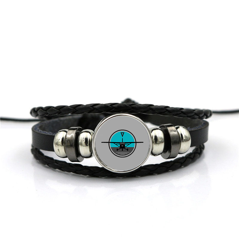 Cessna & Gyro Designed Leather Bracelets