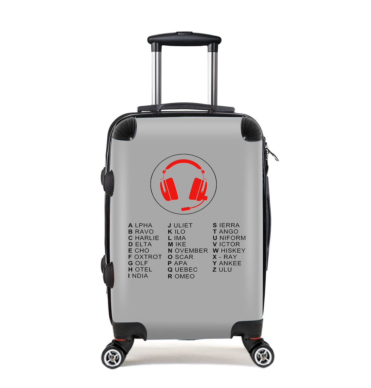 Aviation Alphabet 3 Designed Cabin Size Luggages