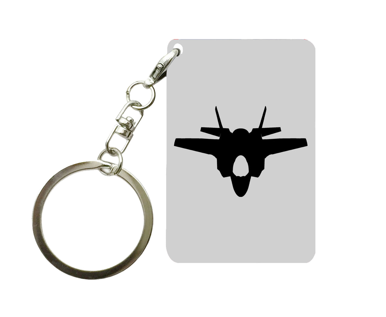 Lockheed Martin F-35 Lightning II Silhouette Designed Key Chains