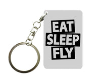Thumbnail for Eat Sleep Fly Designed Key Chains