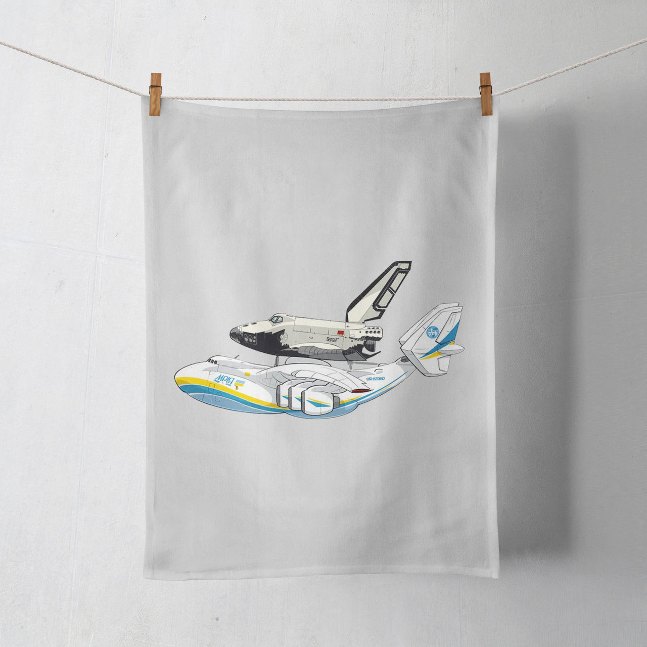 Antonov An-225 & Buran Designed Towels