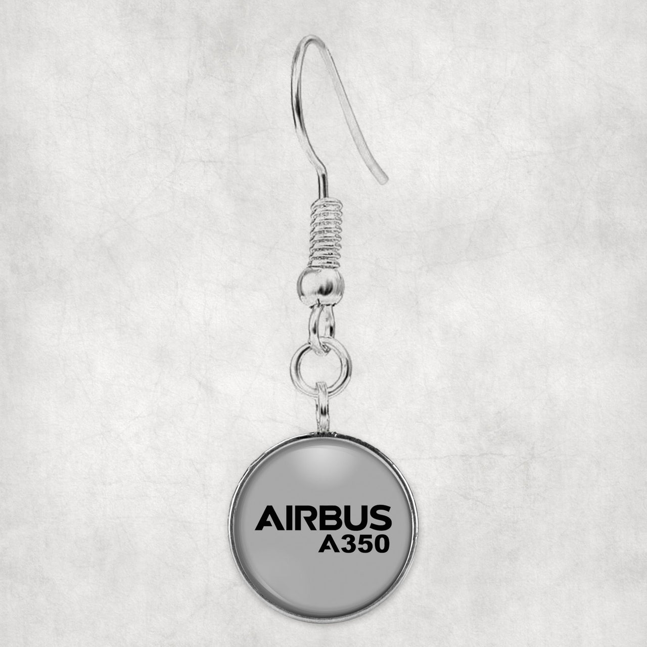 Airbus A350 & Text Designed Earrings