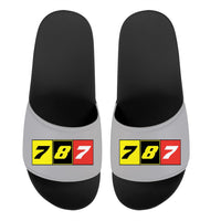 Thumbnail for Flat Colourful 787 Designed Sport Slippers