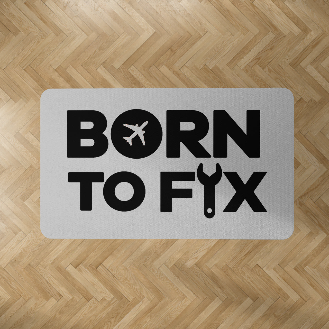 Born To Fix Airplanes Designed Carpet & Floor Mats