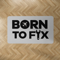 Thumbnail for Born To Fix Airplanes Designed Carpet & Floor Mats