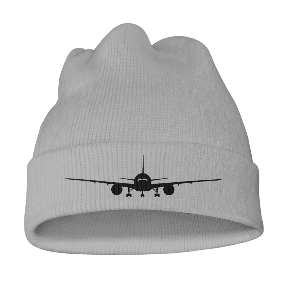 Boeing 777 Silhouette Knit 3D Beanies